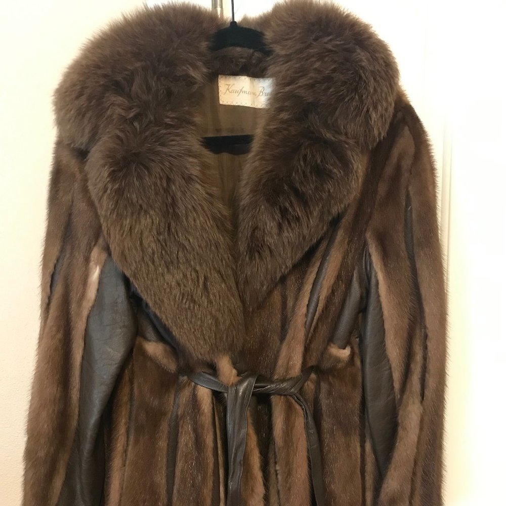 Real 3/4 Length Fur Coat